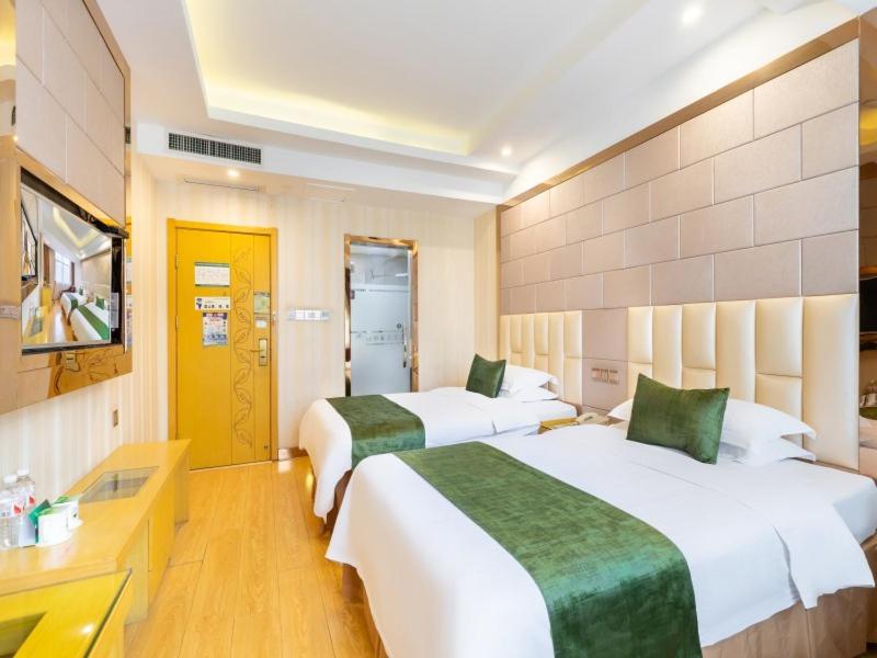 Greentree Inn Zhejiang Jinhua Yiwu International Trade City Changchun Street Shell Hotel מראה חיצוני תמונה