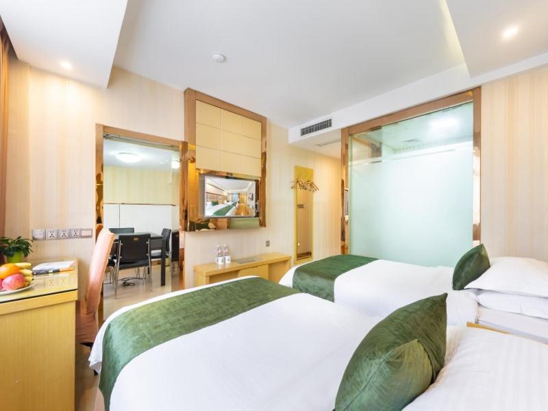 Greentree Inn Zhejiang Jinhua Yiwu International Trade City Changchun Street Shell Hotel מראה חיצוני תמונה
