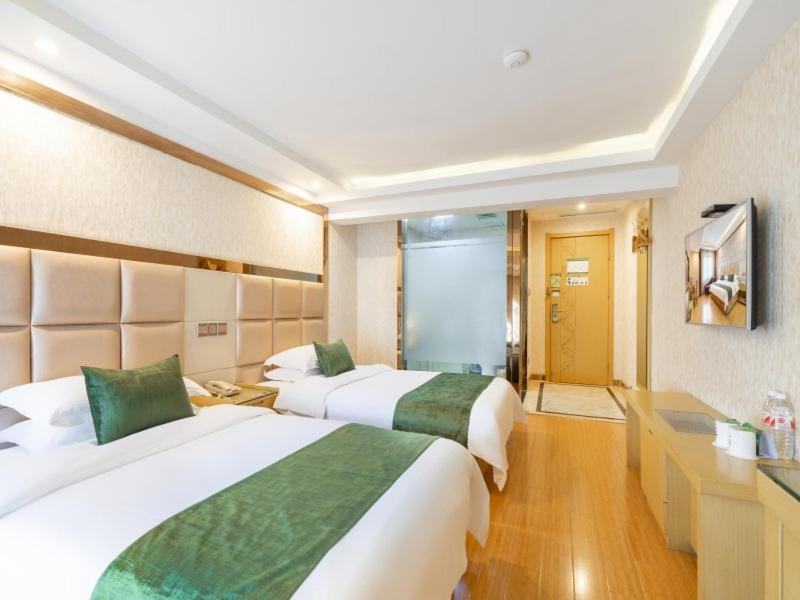 Greentree Inn Zhejiang Jinhua Yiwu International Trade City Changchun Street Shell Hotel מראה חיצוני תמונה