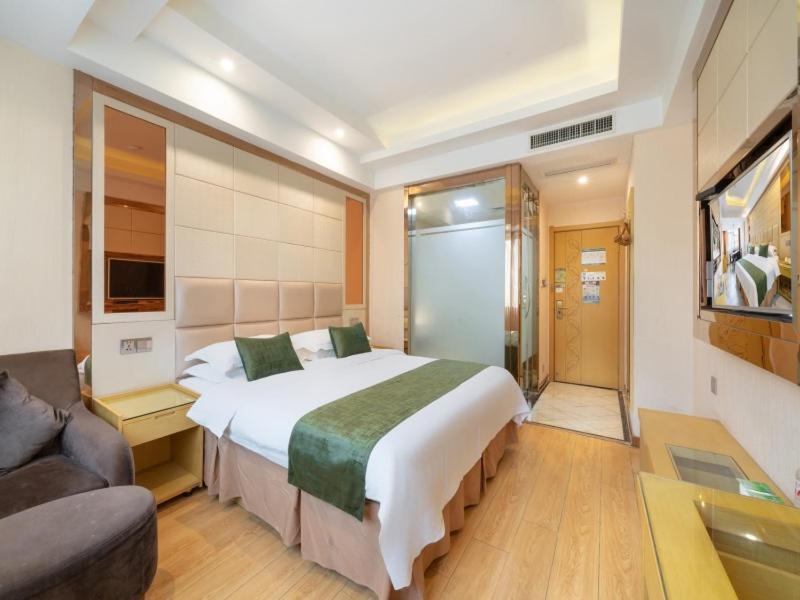 Greentree Inn Zhejiang Jinhua Yiwu International Trade City Changchun Street Shell Hotel מראה חיצוני תמונה