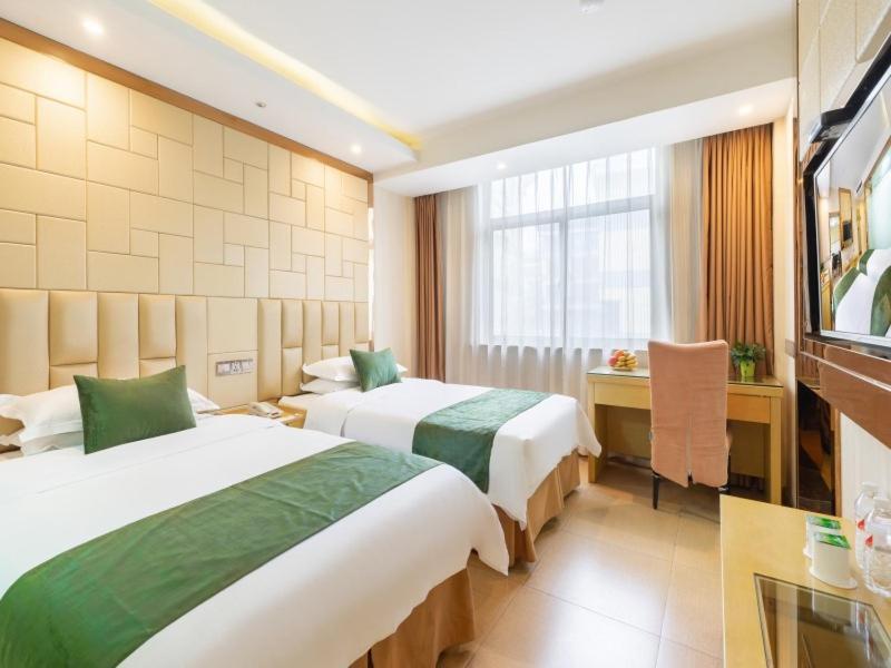 Greentree Inn Zhejiang Jinhua Yiwu International Trade City Changchun Street Shell Hotel מראה חיצוני תמונה