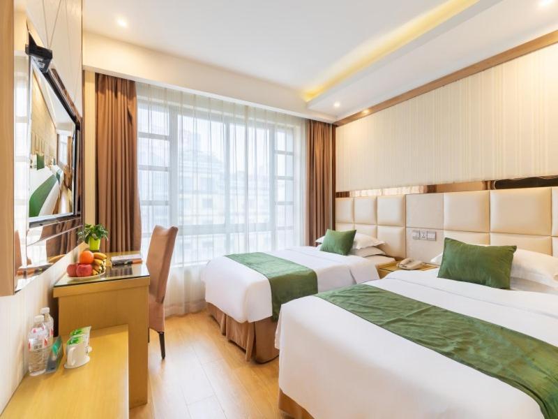 Greentree Inn Zhejiang Jinhua Yiwu International Trade City Changchun Street Shell Hotel מראה חיצוני תמונה