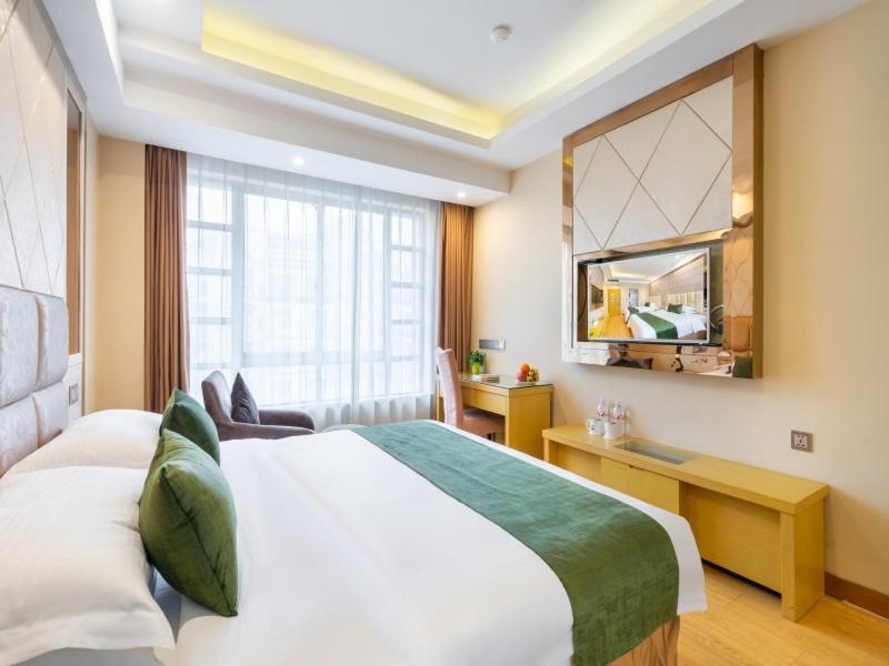 Greentree Inn Zhejiang Jinhua Yiwu International Trade City Changchun Street Shell Hotel מראה חיצוני תמונה